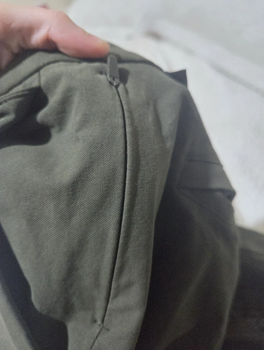 Lululemon ABC Classic Trouser Pant Olive Green Stretch Commuter Golf Workwear 32 - Picture 9 of 9